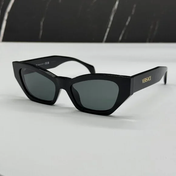 NEW VERSACE VE4488U GB1/87 WOMEN SUNGLASSES BLACK/GREY VE4488U GB187 EYEWEAR